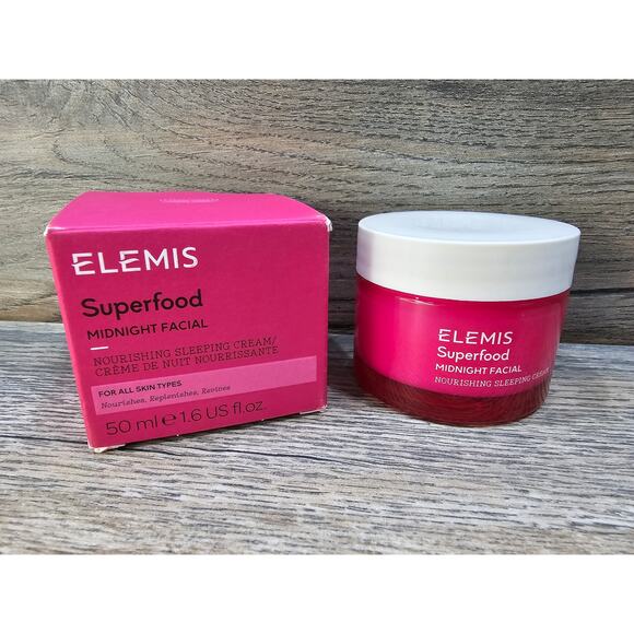 Elemis Superfood Midnight Facial Prebiotic Night Cream 1.6 oz - Picture 1 of 6